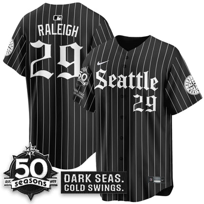 SEA 'Gothic Edition' Vapor Premier Limited Jersey - 50th Anniversary - All Stitched-DTD