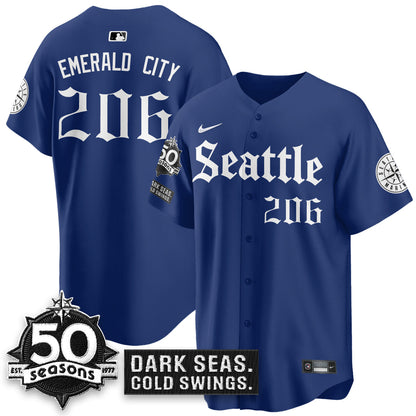 SEA 'Gothic Edition' Vapor Premier Limited Jersey - 50th Anniversary - All Stitched-DTD