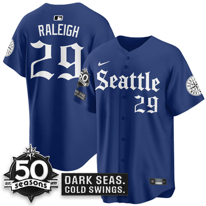 SEA 'Gothic Edition' Vapor Premier Limited Jersey - 50th Anniversary - All Stitched-DTD