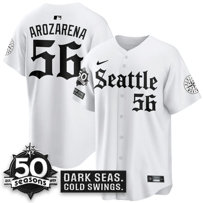 SEA 'Gothic Edition' Vapor Premier Limited Jersey - 50th Anniversary - All Stitched-DTD