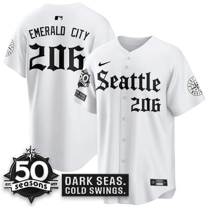 SEA 'Gothic Edition' Vapor Premier Limited Jersey - 50th Anniversary - All Stitched-DTD
