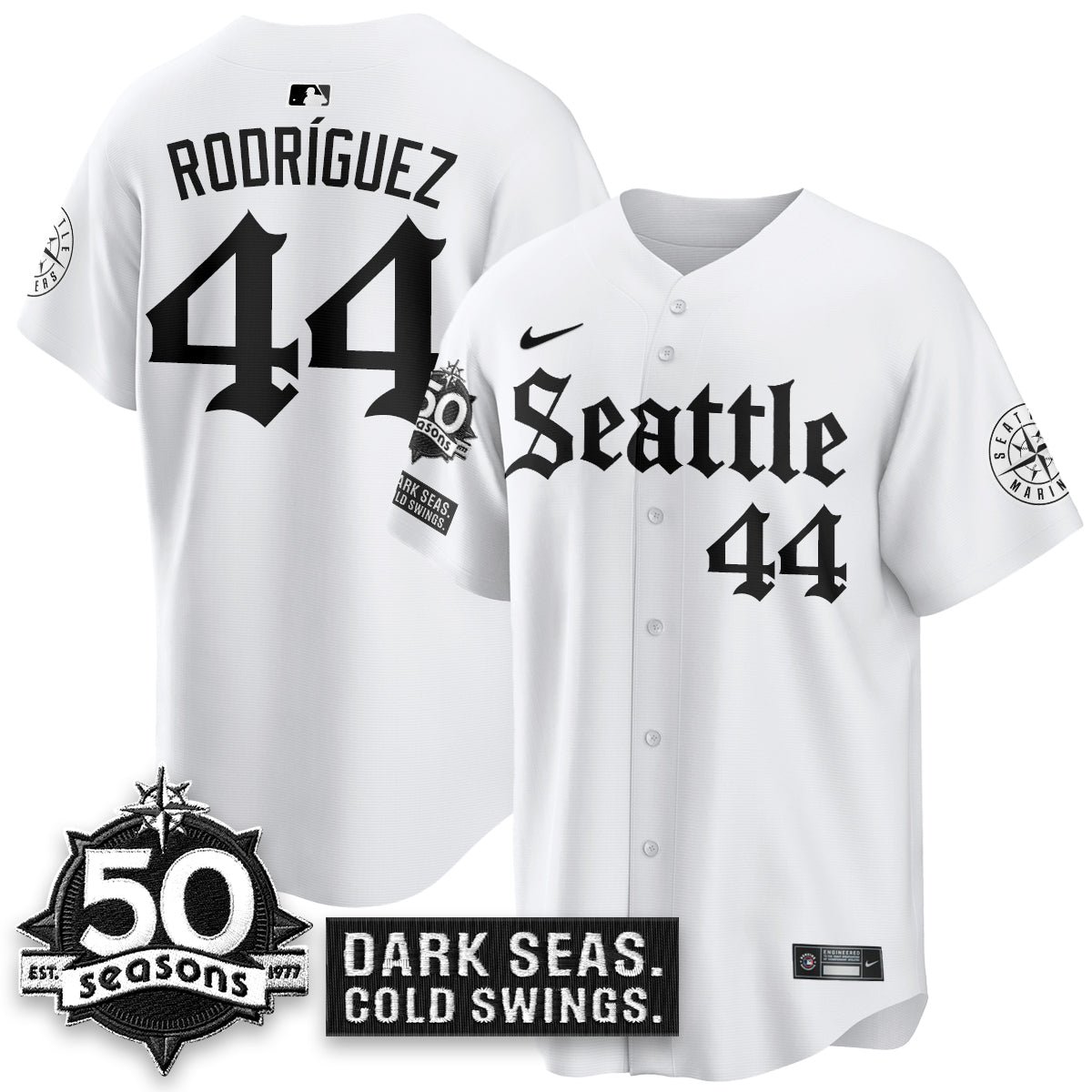 SEA 'Gothic Edition' Vapor Premier Limited Jersey - 50th Anniversary - All Stitched-DTD