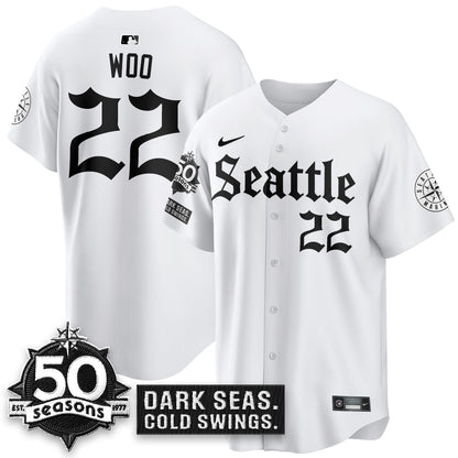 SEA 'Gothic Edition' Vapor Premier Limited Jersey - 50th Anniversary - All Stitched-DTD