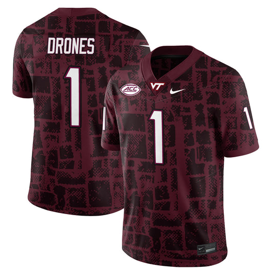 Virginia Tech Football Vapor Limited Jersey - All Stitched-DTD