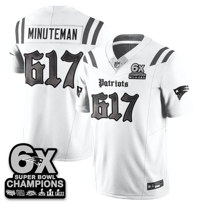 NE 'Dark Gothic' Vapor Limited Jersey - 6-Time Champions - All Stitched-DTD