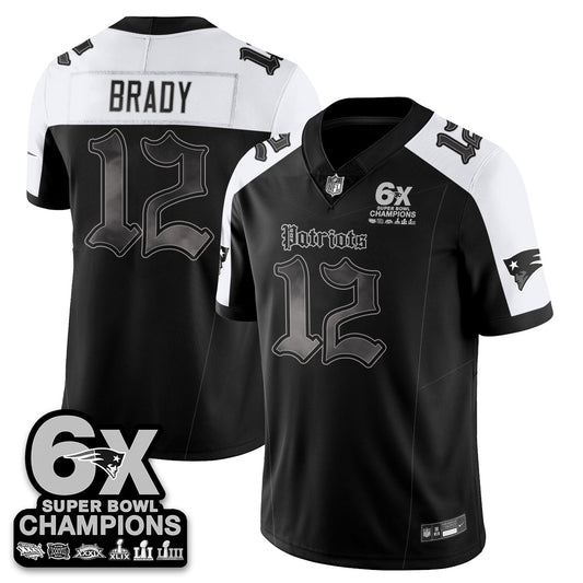 NE 'Dark Gothic' Vapor Limited Jersey - 6-Time Champions - All Stitched-DTD