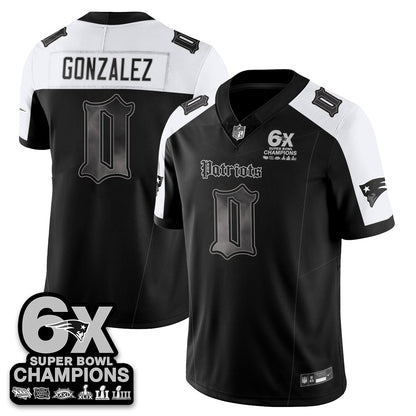 NE 'Dark Gothic' Vapor Limited Jersey - 6-Time Champions - All Stitched-DTD