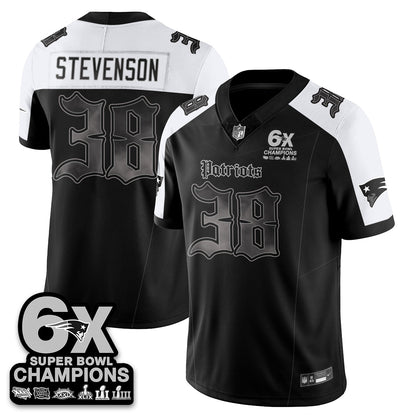 NE 'Dark Gothic' Vapor Limited Jersey - 6-Time Champions - All Stitched-DTD