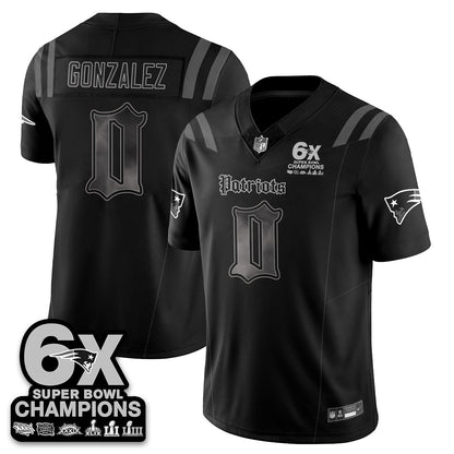 NE 'Dark Gothic' Vapor Limited Jersey - 6-Time Champions - All Stitched-DTD