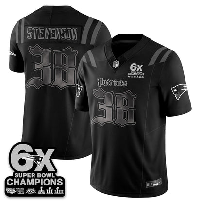 NE 'Dark Gothic' Vapor Limited Jersey - 6-Time Champions - All Stitched-DTD