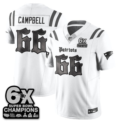 NE 'Dark Gothic' Vapor Limited Jersey - 6-Time Champions - All Stitched-DTD