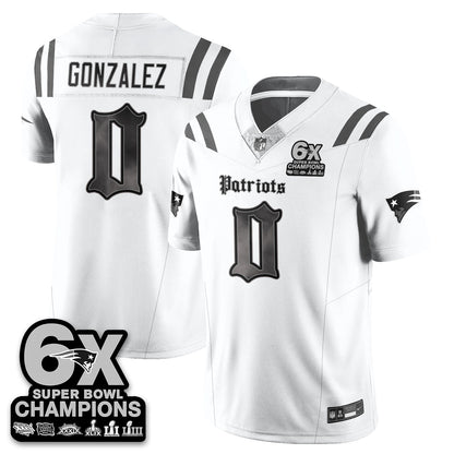 NE 'Dark Gothic' Vapor Limited Jersey - 6-Time Champions - All Stitched-DTD