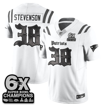 NE 'Dark Gothic' Vapor Limited Jersey - 6-Time Champions - All Stitched-DTD
