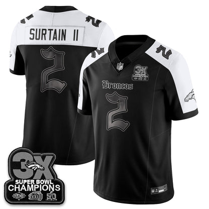 DEN 'Dark Gothic' Vapor Limited Jersey - 3-Time Champions - All Stitched-DTD