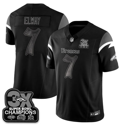 DEN 'Dark Gothic' Vapor Limited Jersey - 3-Time Champions - All Stitched-DTD