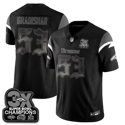 DEN 'Dark Gothic' Vapor Limited Jersey - 3-Time Champions - All Stitched-DTD
