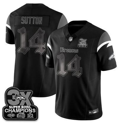 DEN 'Dark Gothic' Vapor Limited Jersey - 3-Time Champions - All Stitched-DTD