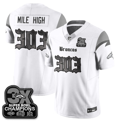 DEN 'Dark Gothic' Vapor Limited Jersey - 3-Time Champions - All Stitched-DTD