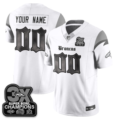 Custom DEN 'Dark Gothic' Vapor Limited Jersey - 3-Time Champions - All Stitched-DTD