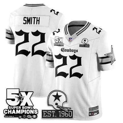 DAL 'Gothic 5-Time Champions Edition' Vapor Limited Jersey - All Stitched-DTD