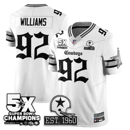 DAL 'Gothic 5-Time Champions Edition' Vapor Limited Jersey - All Stitched-DTD