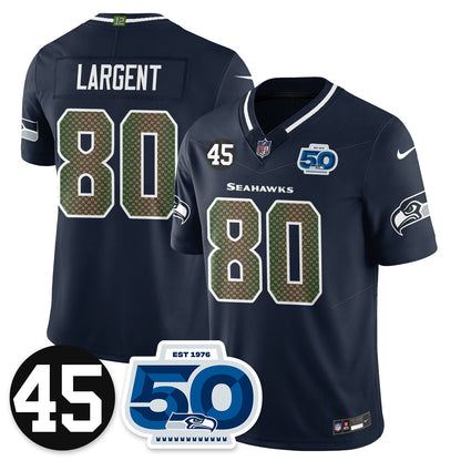 SEA Vapor Limited Jersey - Honor Kenny Easley - All Stitched-DTD