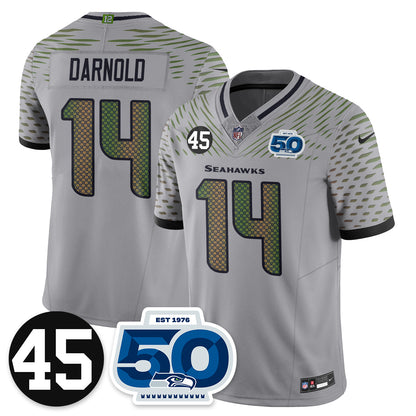 SEA Vapor Limited Jersey - Honor Kenny Easley - All Stitched-DTD