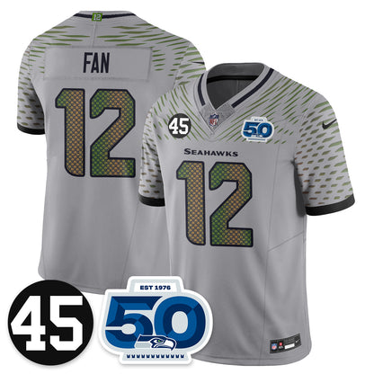 SEA Vapor Limited Jersey - Honor Kenny Easley - All Stitched-DTD