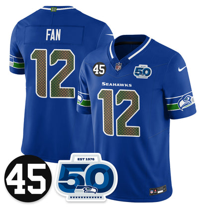 SEA Vapor Limited Jersey - Honor Kenny Easley - All Stitched-DTD