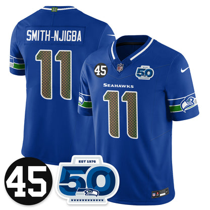 SEA Vapor Limited Jersey - Honor Kenny Easley - All Stitched-DTD