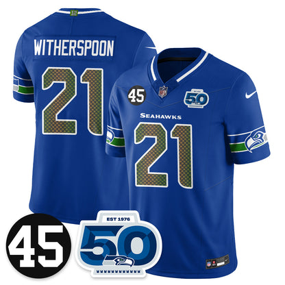 SEA Vapor Limited Jersey - Honor Kenny Easley - All Stitched-DTD