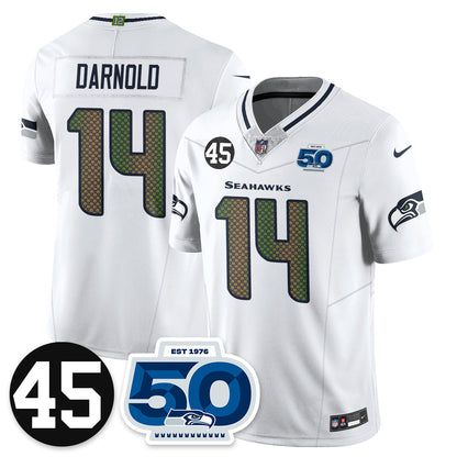 SEA Vapor Limited Jersey - Honor Kenny Easley - All Stitched-DTD