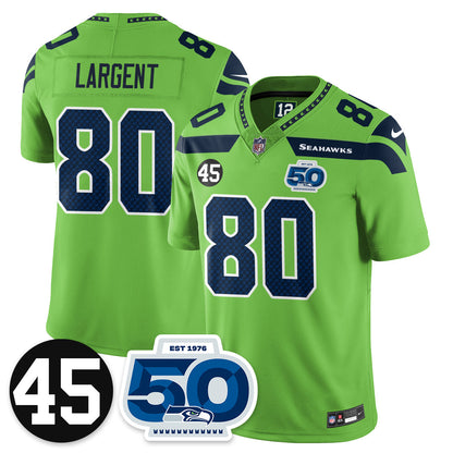 SEA Vapor Limited Jersey - Honor Kenny Easley - All Stitched-DTD