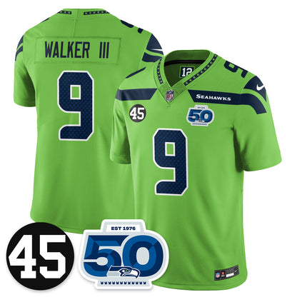 SEA Vapor Limited Jersey - Honor Kenny Easley - All Stitched-DTD
