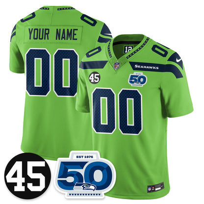 SEA Vapor Limited Jersey - Honor Kenny Easley - All Stitched-DTD