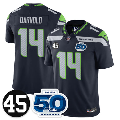 SEA Vapor Limited Jersey - Honor Kenny Easley - All Stitched-DTD