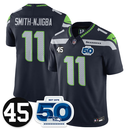 SEA Vapor Limited Jersey - Honor Kenny Easley - All Stitched-DTD