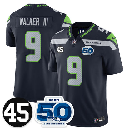SEA Vapor Limited Jersey - Honor Kenny Easley - All Stitched-DTD