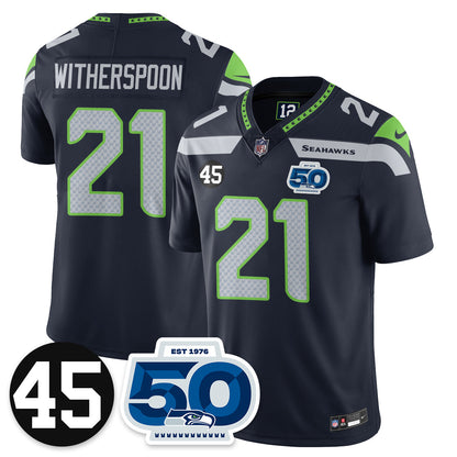 SEA Vapor Limited Jersey - Honor Kenny Easley - All Stitched-DTD
