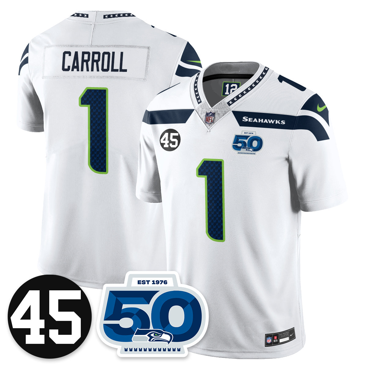 SEA Vapor Limited Jersey - Honor Kenny Easley - All Stitched-DTD