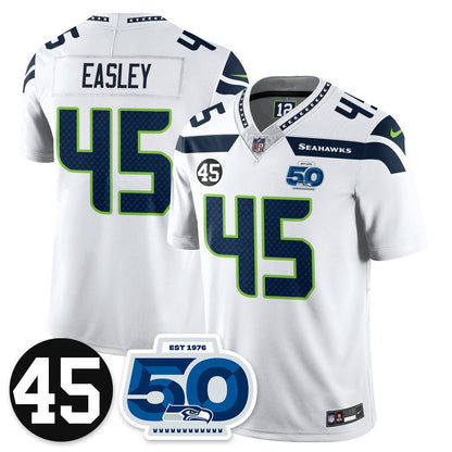 SEA Vapor Limited Jersey - Honor Kenny Easley - All Stitched-DTD