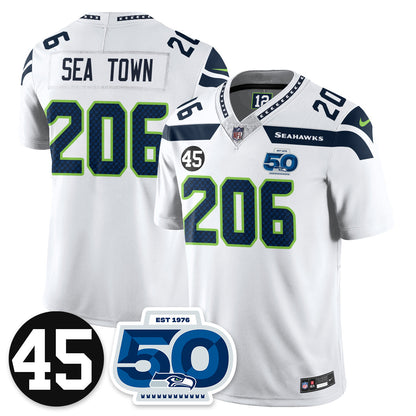 SEA Vapor Limited Jersey - Honor Kenny Easley - All Stitched-DTD