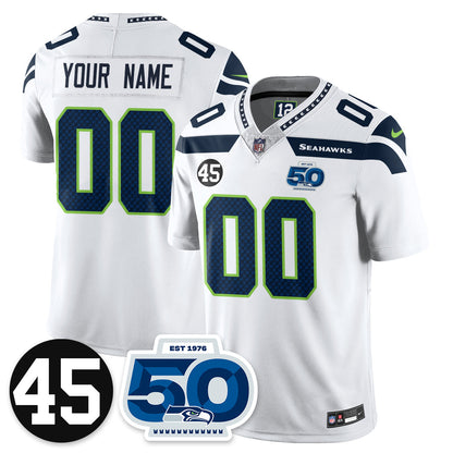 SEA Vapor Limited Jersey - Honor Kenny Easley - All Stitched-DTD