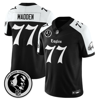 PHI Gothic Vapor Limited Jersey - John Madden Patch - All Stitched-DTD