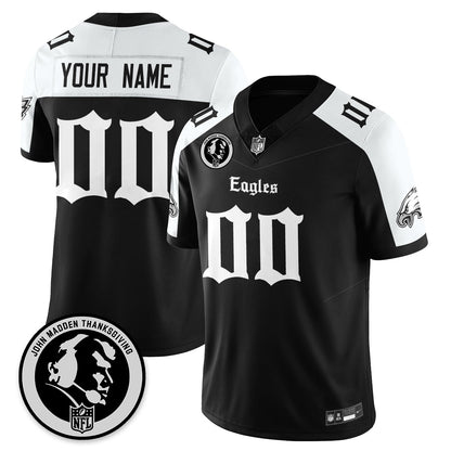 PHI Gothic Vapor Limited Jersey - John Madden Patch - All Stitched-DTD