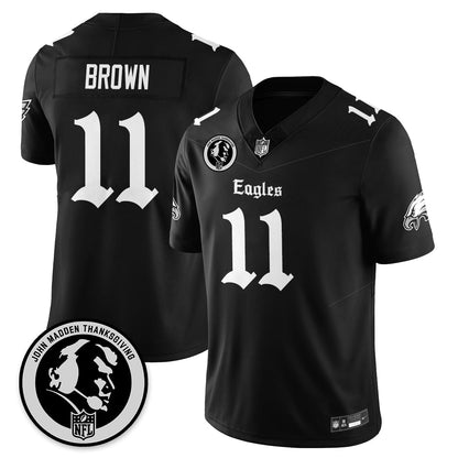 PHI Gothic Vapor Limited Jersey - John Madden Patch - All Stitched-DTD