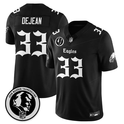 PHI Gothic Vapor Limited Jersey - John Madden Patch - All Stitched-DTD