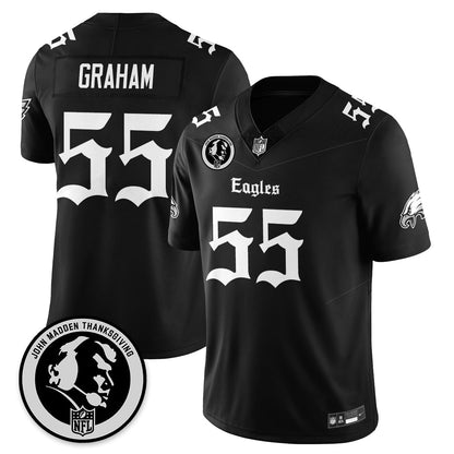 PHI Gothic Vapor Limited Jersey - John Madden Patch - All Stitched-DTD