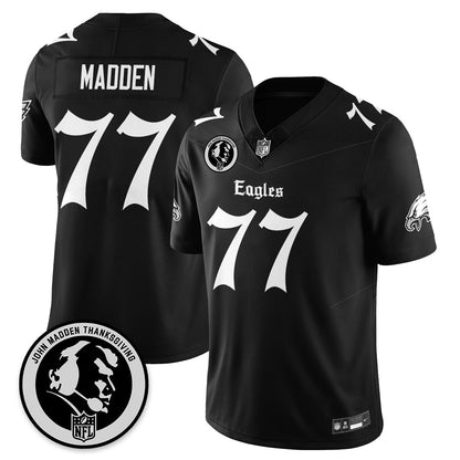 PHI Gothic Vapor Limited Jersey - John Madden Patch - All Stitched-DTD