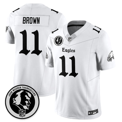 PHI Gothic Vapor Limited Jersey - John Madden Patch - All Stitched-DTD